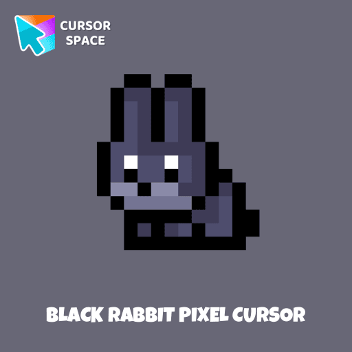 Black Rabbit Pixel cursor